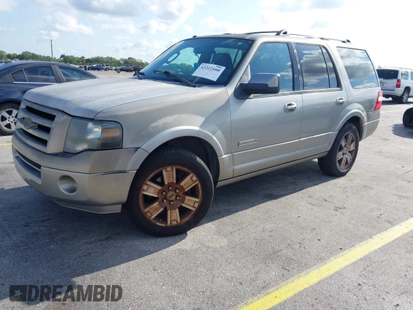 2008 Ford Expedition Limited с VIN 1FMFU19588LA32347, выставлен на аукционе IAAI как лот 42222100 с пробегом 80 134 миль миль и . История ставок и продаж доступна на DreamBid. Изображение 2.