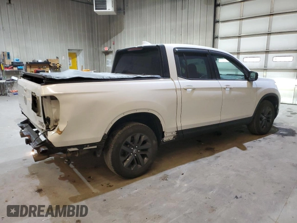 2021 Honda Ridgeline Sport with VIN 5FPYK3F11MB002286, listed as a Copart auction lot 86037244 with 29,413 mi miles and Salvage title. Bid and sale history available at DreamBid. Image 3.