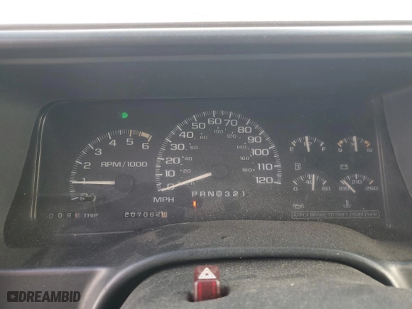 2000 Chevrolet Tahoe Limited with VIN 1GNEC13R8YR160994, listed as a Copart auction lot 49612635 with 207,062 mi miles and Salvage Title. Bid and sale history available at carsss.com. Image 9.