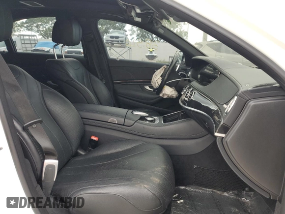 2020 Mercedes-Benz S with VIN W1KUG6GB2LA530949, listed as a Copart auction lot 64551792 with 38,526 mi miles and . Bid and sale history available at DreamBid. Image 5.