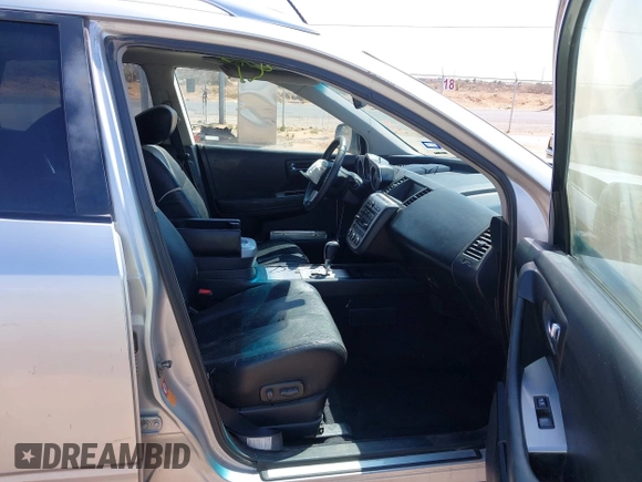 2007 Nissan Murano SL with VIN JN8AZ08W57W606876, listed as a IAAI auction lot 41967978 with 187,094 mi miles and . Bid and sale history available at DreamBid. Image 5.