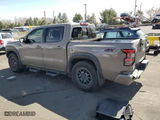 2023 Nissan Frontier PRO-4X with VIN 1N6ED1EK2PN634253, listed as a Copart auction lot 48523695 with 28,138 mi miles and Salvage Title. Bid and sale history available at carsss.com. Image 2.