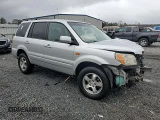 2007 Honda Pilot EX-L with VIN 5FNYF28777B021535, listed as a Copart auction lot 79823904 with 282,340 mi miles and Salvage Title. Bid and sale history available at DreamBid. Image 4.