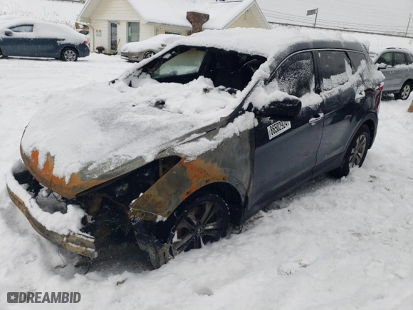 2013 Hyundai Santa Fe Sport with VIN 5XYZTDLB2DG050577, listed as a Copart auction lot 86502924 with 0 mi miles and Salvage Title. Bid and sale history available at carsss.com. Image 1.