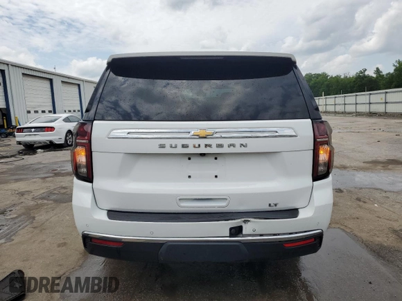2021 Chevrolet Suburban LT z VIN 1GNSCCKD2MR201909, wystawiony jako Copart lot #54512375 z przebiegiem 121 487 mil mil oraz Szkoda całkowita • Salvage title. Historia ofert i sprzedaży dostępna na DreamBid. Obrazek 6.