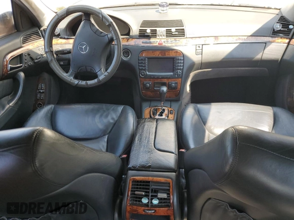 2004 Mercedes-Benz S-Class with VIN WDBNG75J24A412348, listed as a Copart auction lot 65396214 with 0 mi miles and Clean Title. Bid and sale history available at carsss.com. Image 8.