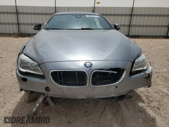 2017 BMW 6 Series 650i with VIN WBA6D4C56HD977805, listed as a Copart auction lot 56655514 with 62,711 mi miles and Salvage Title. Bid and sale history available at carsss.com. Image 5.