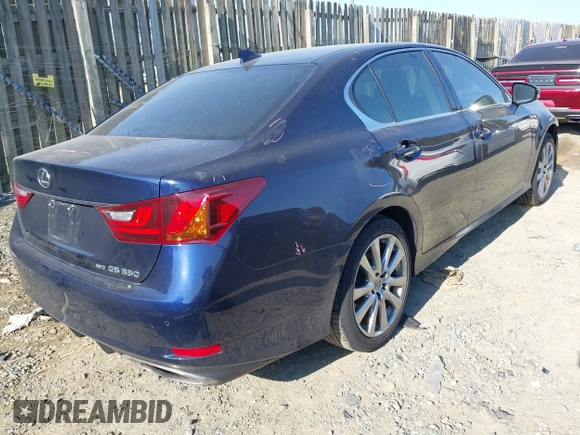 2015 Lexus GS with VIN JTHCE1BL9FA006134, listed as a IAAI auction lot 41672738 with 178,572 mi miles. Bid and sale history available at carsss.com. Image 4.