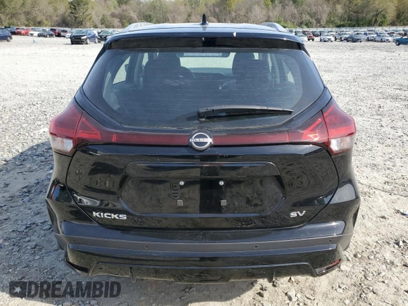 2024 Nissan Kicks SV with VIN 3N1CP5CV0RL525379, listed as a Copart auction lot 50521115 with 32,609 mi miles and Salvage Title. Bid and sale history available at DreamBid. Image 6.