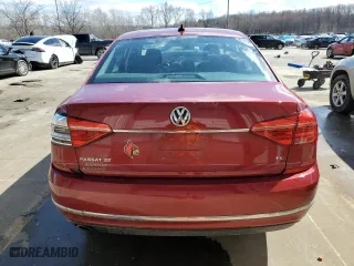 2016 Volkswagen Passat 1.8T SE w/Technology with VIN 1VWBS7A34GC060244, listed as a Copart auction lot 48032935 with 100,566 mi miles and Salvage Title. Bid and sale history available at carsss.com. Image 6.