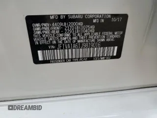 2018 Subaru WRX z VIN JF1VA1A61J9819016, wystawiony jako Copart lot #58086115 z przebiegiem 91 346 mil mil oraz Szkoda całkowita • Salvage title. Historia ofert i sprzedaży dostępna na DreamBid. Obrazek 12.