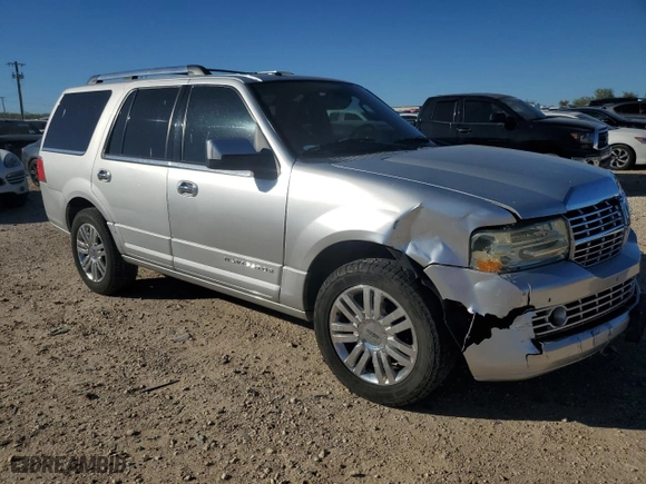 2012 Lincoln Navigator with VIN 5LMJJ2H50CEL00280, listed as a Copart auction lot 80998314 with 242,666 mi miles and Salvage Title. Bid and sale history available at carsss.com. Image 4.
