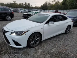 2021 Lexus ES with VIN 58AGZ1B10MU083268, listed as a Copart auction lot 79695054 with 35,983 mi miles and Salvage Title. Bid and sale history available at carsss.com. Image 1.