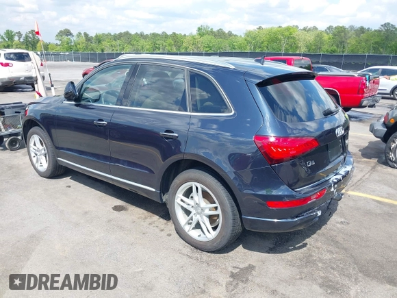 2017 Audi Q5 Premium with VIN WA1C2AFP4HA073034, listed as a IAAI auction lot 42006836 with 68,555 mi miles and . Bid and sale history available at DreamBid. Image 3.