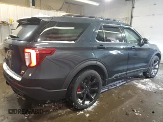 2024 Ford Explorer ST with VIN 1FM5K8GC1RGA38643, listed as a Copart auction lot 42594855 with 9,093 mi miles and Salvage Title. Bid and sale history available at carsss.com. Image 3.