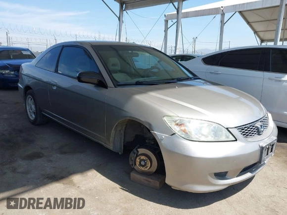2004 Honda Civic LX with VIN 1HGEM22524L047504, listed as a IAAI auction lot 41990812 with 166,270 mi miles. Bid and sale history available at carsss.com. Image 1.