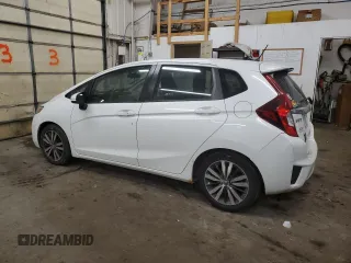 2015 Honda Fit EX-L with VIN 3HGGK5H85FM729408, listed as a Copart auction lot 46284585 with 100,723 mi miles and Salvage Title. Bid and sale history available at carsss.com. Image 2.
