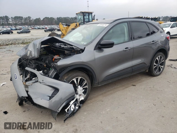2022 Ford Escape SE Hybrid with VIN 1FMCU9BZ3NUA03858, listed as a Copart auction lot 86798614 with 24,234 mi miles and Salvage Title. Bid and sale history available at carsss.com. Image 1.