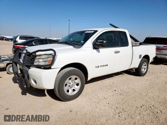 2007 Nissan Titan LE with VIN 1N6BA06AX7N242455, listed as a Copart auction lot 61811175 with 211,040 mi miles and Salvage title. Bid and sale history available at DreamBid. Image 1.