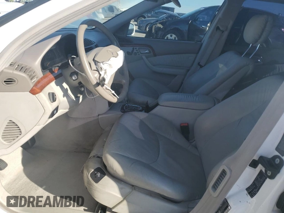 2001 Mercedes-Benz S-Class with VIN WDBNG70J51A201731, listed as a Copart auction lot 48208655 with 110,827 mi miles and Salvage Title. Bid and sale history available at carsss.com. Image 7.
