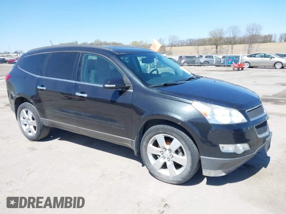 2012 Chevrolet Traverse 1LT with VIN 1GNKRGED1CJ223589, listed as a IAAI auction lot 42032957 with 134,661 mi miles and . Bid and sale history available at DreamBid. Image 1.