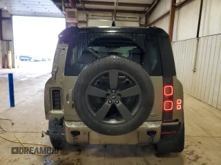 2020 Land Rover Defender X with VIN SALEX7EU4L2022865, listed as a Copart auction lot 51490495 with 81,314 mi miles and Salvage title. Bid and sale history available at DreamBid. Image 6.