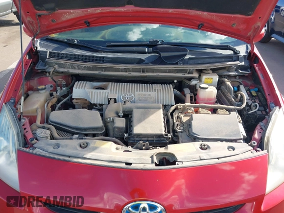2011 Toyota Prius I with VIN JTDKN3DU5B0312584, listed as a IAAI auction lot 41777944 with 72,865 mi miles and . Bid and sale history available at DreamBid. Image 10.