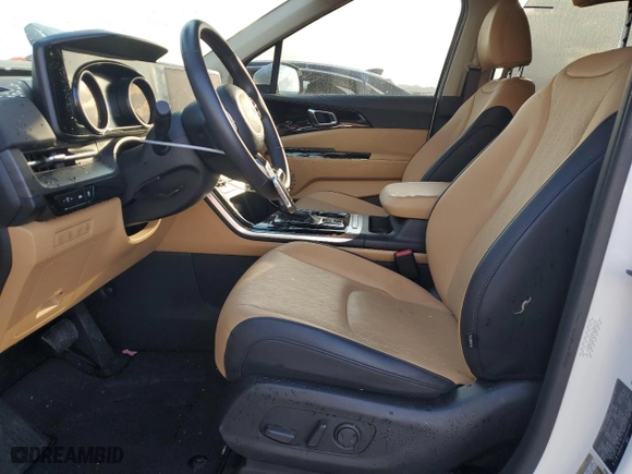 2024 Kia Carnival EX with VIN KNDNC5H39R6386727, listed as a Copart auction lot 76375474 with 9,139 mi miles and Salvage Title. Bid and sale history available at carsss.com. Image 7.