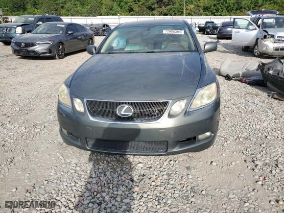 2006 Lexus GS 300 with VIN JTHBH96S565026134, listed as a Copart auction lot 72686394 with 178,602 mi miles and Salvage Title. Bid and sale history available at carsss.com. Image 5.