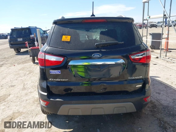 2018 Ford EcoSport Titanium z VIN MAJ3P1VEXJC197154, wystawiony jako IAAI lot #42252881 z przebiegiem 99 808 mil mil oraz . Historia ofert i sprzedaży dostępna na DreamBid. Obrazek 17.