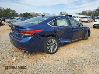 2017 Genesis G80 3.8L with VIN KMHGN4JE4HU188961, listed as a Copart auction lot 47688595 with 108,698 mi miles and Non Repairable. Bid and sale history available at DreamBid. Image 3.