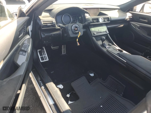 2017 Lexus RC F with VIN JTHHP5BC9H5006184, listed as a Copart auction lot 73970344 with 0 mi miles and Non Repairable. Bid and sale history available at carsss.com. Image 8.