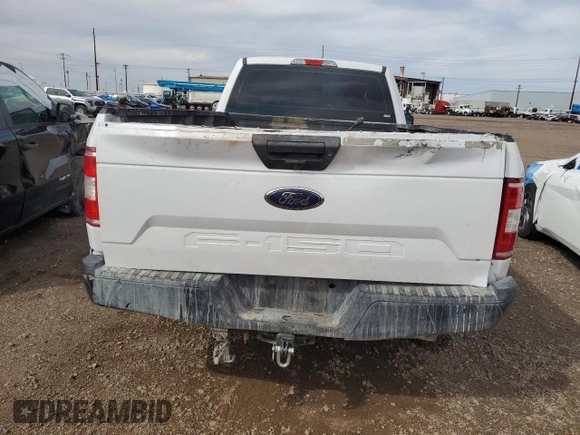 2018 Ford F-150 XL with VIN 1FTMF1CB1JKC72470, listed as a Copart auction lot 46689225 with 129,364 mi miles and Clean Title. Bid and sale history available at carsss.com. Image 6.