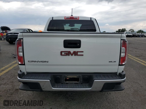 2019 GMC Canyon 2WD SLE with VIN 1GTG5CEA7K1251758, listed as a Copart auction lot 58673514 with 45,956 mi miles and Salvage Title. Bid and sale history available at carsss.com. Image 6.