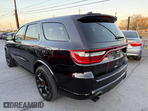2021 Dodge Durango SRT Hellcat with VIN 1C4SDJH99MC822421, listed as a Copart auction lot 47705615 with 7,345 mi miles and Clean Title. Bid and sale history available at DreamBid. Image 3.
