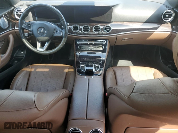 2018 Mercedes-Benz E 300 with VIN WDDZF4JB7JA336307, listed as a Copart auction lot 50811295 with 59,105 mi miles and Salvage title. Bid and sale history available at DreamBid. Image 8.