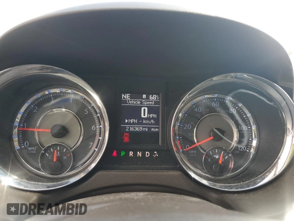 2013 Chrysler Town & Country Touring L with VIN 2C4RC1CG6DR608159, listed as a Copart auction lot 54582165 with 216,369 mi miles and Salvage Title. Bid and sale history available at DreamBid. Image 9.