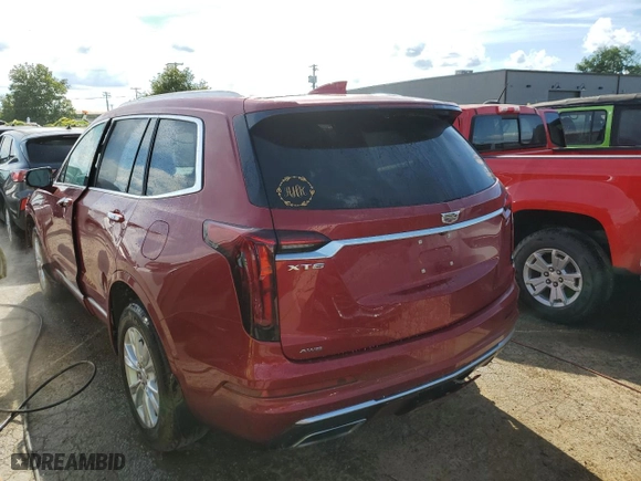 2021 Cadillac XT6 Luxury with VIN 1GYKPBR40MZ193672, listed as a Copart auction lot 54792352 with 17,147 mi miles. Bid and sale history available at carsss.com. Image 3.