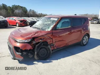 2022 Kia Soul LX with VIN KNDJ23AU5N7820705, listed as a Copart auction lot 46083615 with 19,294 mi miles and Salvage Title. Bid and sale history available at carsss.com. Image 1.