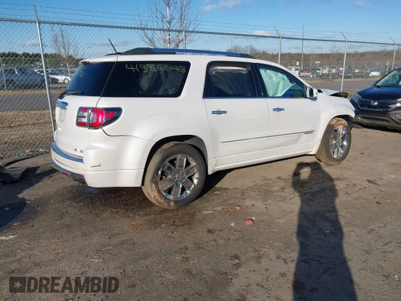 2016 GMC Acadia Denali with VIN 1GKKVTKD9GJ305808, listed as a IAAI auction lot 41586646 with 108,498 mi miles. Bid and sale history available at carsss.com. Image 4.