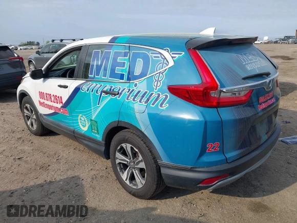 2019 Honda CR-V LX with VIN 2HKRW5H35KH419548, listed as a IAAI auction lot 41923516 with 127,746 mi miles and . Bid and sale history available at carsss.com. Image 3.