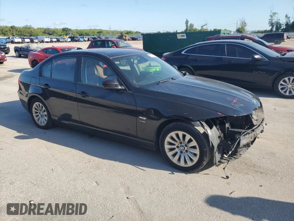 2009 BMW 3 Series 328i xDrive with VIN WBAPK73559A456475, listed as a Copart auction lot 62363865 with 169,125 mi miles and Salvage title. Bid and sale history available at DreamBid. Image 4.