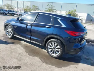 2021 Infiniti QX50 LUXE with VIN 3PCAJ5BB1MF119650, listed as a IAAI auction lot 41856455 with 64,674 mi miles. Bid and sale history available at carsss.com. Image 3.