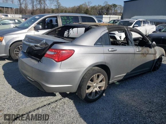 2013 Chrysler 200 LX with VIN 1C3CCBABXDN660432, listed as a Copart auction lot 50513285 with Not Provided miles and Salvage Title. Bid and sale history available at DreamBid. Image 3.