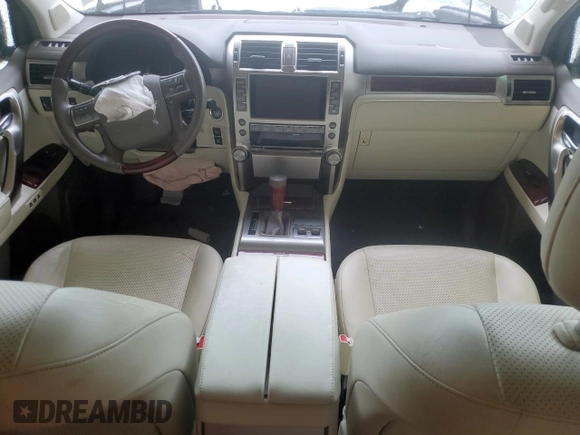 2013 Lexus GX 460 with VIN JTJBM7FX2D5063942, listed as a Copart auction lot 58552035 with Not provided miles and Salvage title. Bid and sale history available at DreamBid. Image 8.