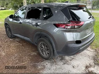 2021 Nissan Rogue S with VIN 5N1AT3AA0MC681510, listed as a Copart auction lot 61508615 with 294,098 mi miles and Clean title. Bid and sale history available at DreamBid. Image 3.