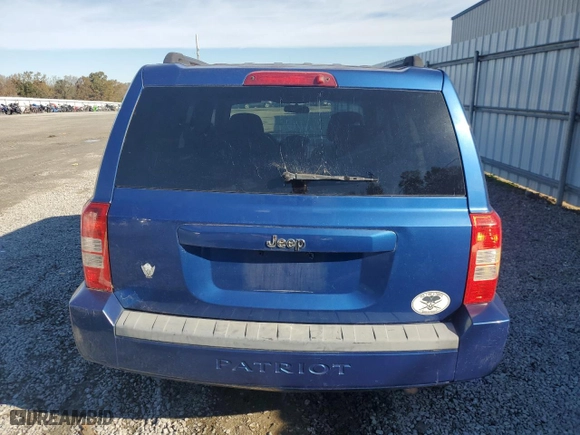 2010 Jeep Patriot Sport with VIN 1J4NT2GA0AD582810, listed as a Copart auction lot 80430274 with 77,730 mi miles and Clean Title. Bid and sale history available at carsss.com. Image 6.