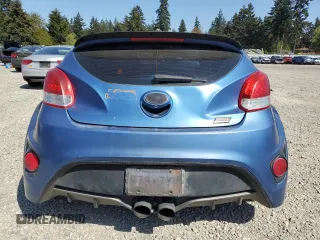 2016 Hyundai Veloster Turbo with VIN KMHTC6AE6GU250732, listed as a Copart auction lot 55528535 with Not provided miles and Clean title. Bid and sale history available at DreamBid. Image 6.