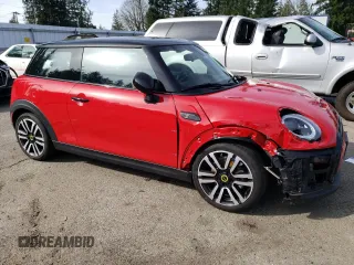2023 MINI Hardtop Cooper SE with VIN WMW13DJ01P2S85353, listed as a Copart auction lot 49675945 with 12,456 mi miles and Salvage title. Bid and sale history available at DreamBid. Image 4.