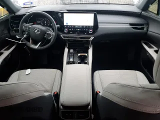 2023 Lexus RX with VIN JTJCHMAA8P2007276, listed as a Copart auction lot 46580395 with 14,617 mi miles and Salvage Title. Bid and sale history available at carsss.com. Image 8.